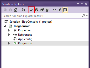 Go to active document in solution explorer