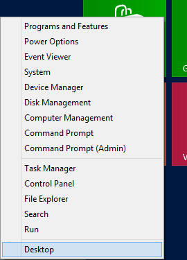 System menu